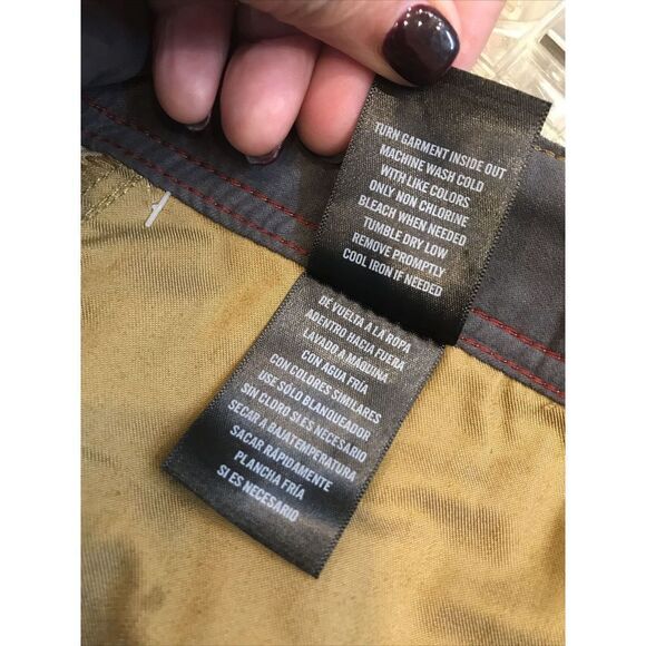 NEW Brothers Sons Hiking Work Pants 30x34” Khaki Pockets Zip Cotton Cool Max Zip - Picture 8 of 13